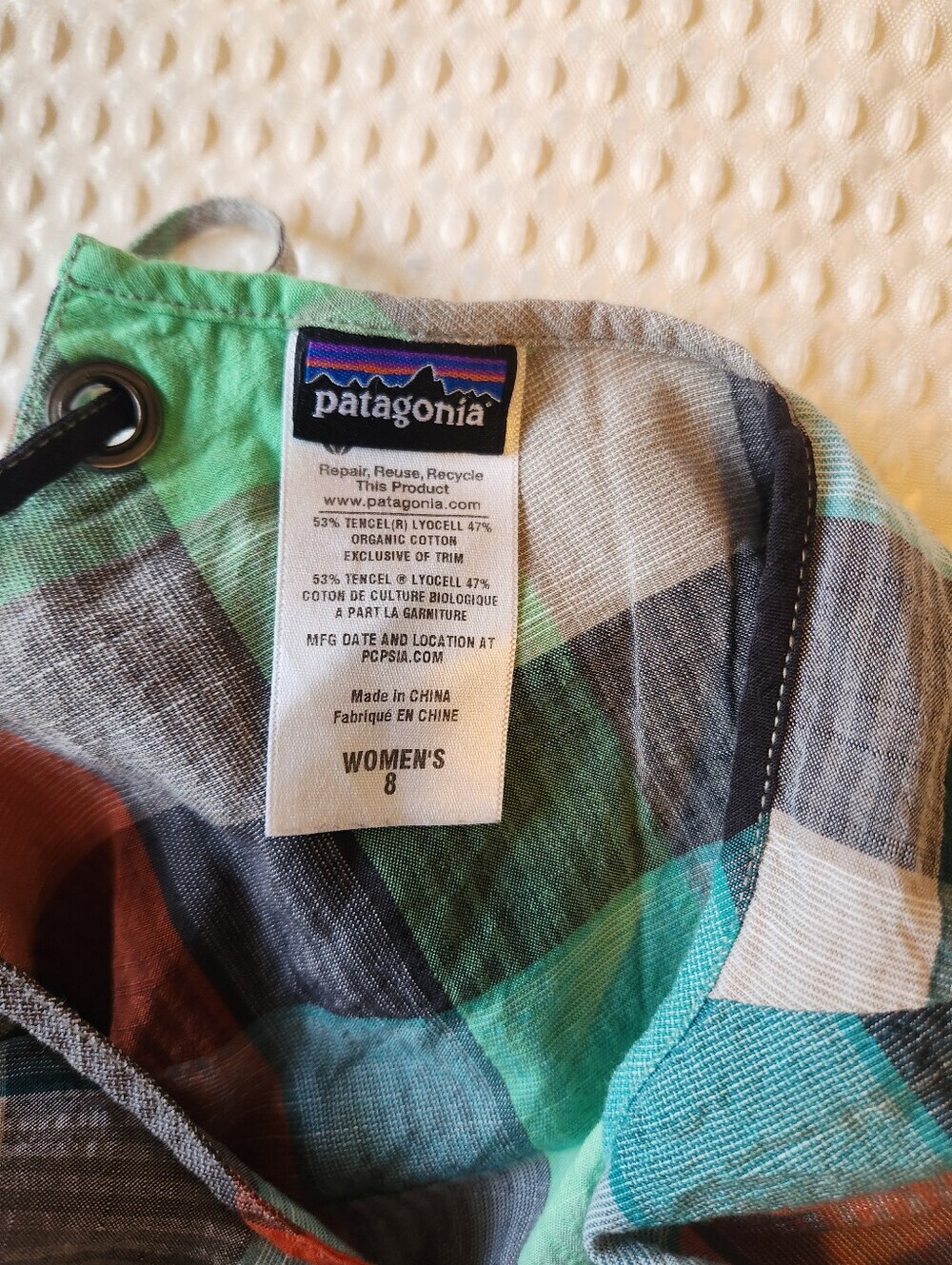 Women's Patagonia Summer Dress Size 8 - Picture 7 of 7